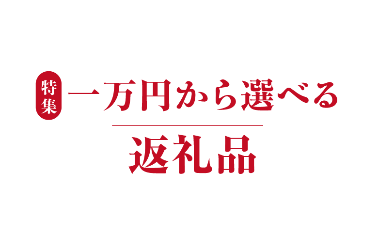 [特集]一万円から選べる返礼品