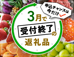 3月で受付終了の特集