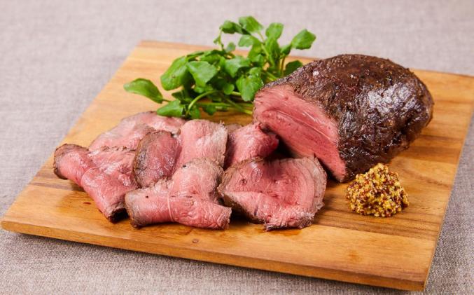 北海道標茶町のふるさと納税 海道 標茶町産 エゾ 鹿肉 モモ ブロック 1kg