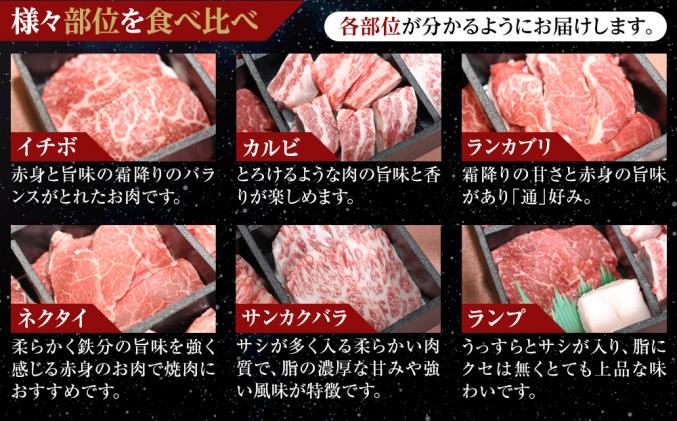 北海道標茶町のふるさと納税 <期間限定・牛肉100%ソーセージ付>焼肉 北海道産 星空の黒牛 厳選6種 食べ比べ 約650g 牛肉 牛 お肉 バーベキュー ロース カルビ 肉