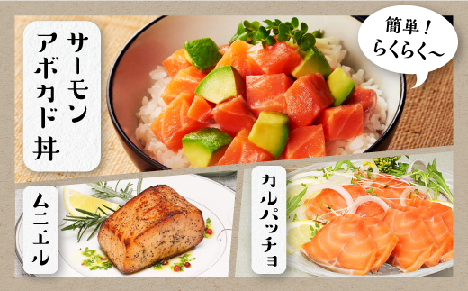 北海道白糠町のふるさと納税 エンペラーサーモン 900g サーモン 鮭 小分け エンペラー を超えた キングサーモン アトランティックサーモン さけ サケ 魚 ふるさと 海鮮 海鮮食品 魚介類 魚介 刺身 カルパッチョ ムニエル レア焼き 食べ方いろいろ 送料無料 人気 ランキング 北海道 白糠町