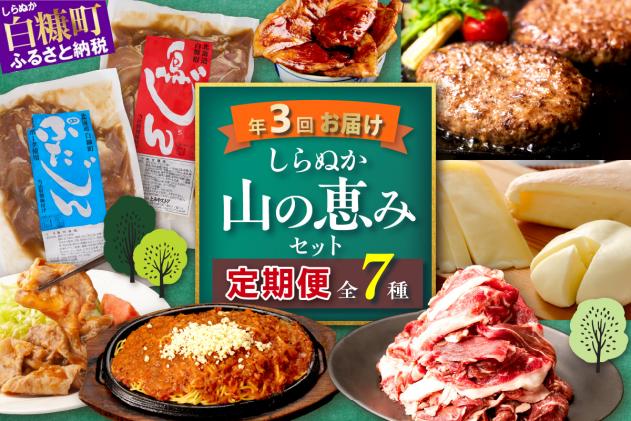 しらぬか山の恵みセット'24-'25[年3回定期便]