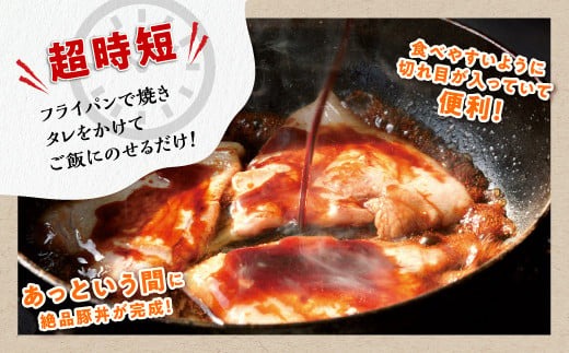 北海道白糠町のふるさと納税 ※冷蔵※この豚丼　ごちそう便セット【3人前】
