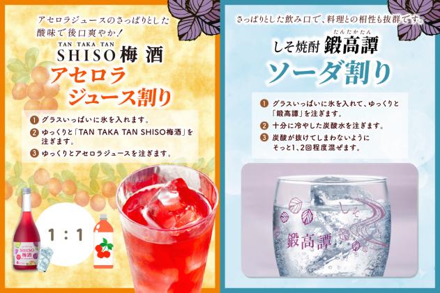 北海道白糠町のふるさと納税 鍛高譚(たんたかたん)・鍛高譚の梅酒[1800ml]【2本セット】