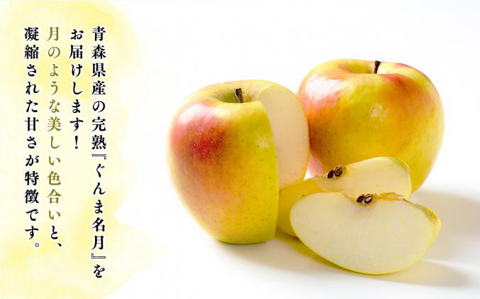 青森県平川市のふるさと納税 【令和7年産受付】家庭用 樹上完熟ぐんま名月約2㎏【青森県平川市産・青森りんご】