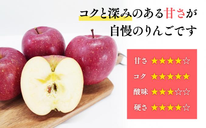 青森県平川市のふるさと納税 12月発送 目玉品!!　訳あり 家庭用サンふじ約3kg【山内ファーム・青森県平川市産・青森りんご】