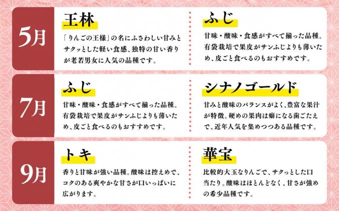 青森県平川市のふるさと納税 【5月発送開始】隔月配送　定期便3回　特選　甚八りんご　3kg　【青森県 平川市 マルジンサンアップル】1月 3月 5月 7月 9月 11月贈答用 青森 青森県産 平川 りんご リンゴ 林檎 くだもの 果物 フルーツ[hi-0058-104-2025]