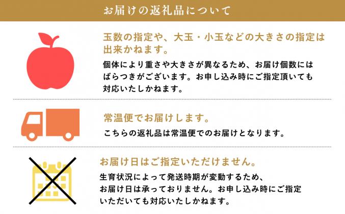 青森県平川市のふるさと納税 年内発送 【訳あり】家庭用 シナノスイート 約3kg【那由多のりんご園・平川市産】