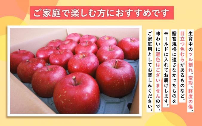 青森県平川市のふるさと納税 品種お任せ　【訳あり】家庭用　旬のりんご詰め合わせ5㎏