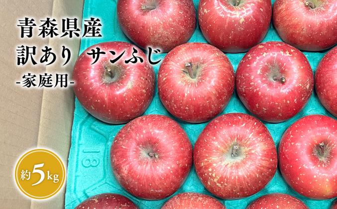 11月 発送【訳あり】家庭用サンふじ約5㎏【原田青果】