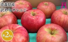 1月 発送【訳あり】家庭用サンふじ約2㎏【原田青果】