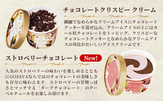 埼玉県幸手市のふるさと納税 【ゴディバ】GODIVA アイスコレクション 6種 6個 - 新フレーバー追加 贅沢 ご褒美 アイスクリーム 贈り物 夏 お菓子 スイーツ お取り寄せ チョコレートアイス チョコアイス ダークチョコ ミルクチョコ クリスピー バニラ ヘーゼルナッツ ストロベリーチョコレート godiva 埼玉県 幸手市 【価格改定】