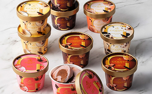 埼玉県幸手市のふるさと納税 【ゴディバ】GODIVA アイスコレクション 6種 10個 - 新フレーバー追加 贅沢 ご褒美 アイスクリーム 贈り物 夏 お菓子 スイーツ お取り寄せ チョコレートアイス チョコアイス ダークチョコ ミルクチョコ クリスピー バニラ ヘーゼルナッツ ストロベリーチョコレート GODIVA godiva 埼玉県 幸手市