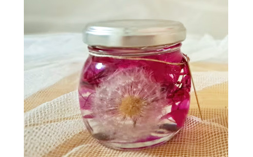 たんぽぽハーバリウム&ガラスドーム - ハーバリウム ガラスドーム