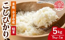 令和6年幸手産 こしひかり【精米】5㎏×1