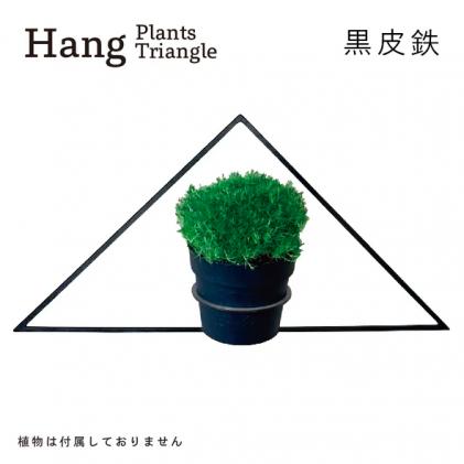 GRAVIRoN Hang Plants シリーズ Triangle/Diamond/Round セット 黒皮鉄(プランツハンガー)|株式会社 イーダ