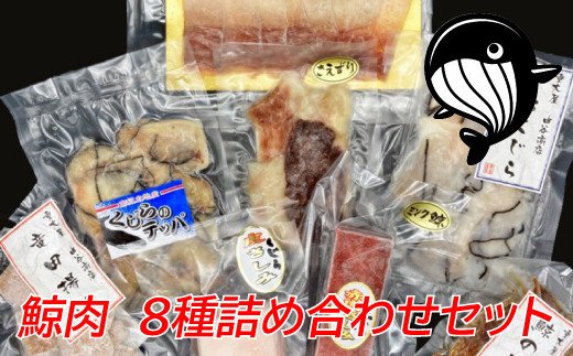 鯨肉 8種詰め合わせセット(計780g) 和歌山県太地町 くじら クジラ 鯨