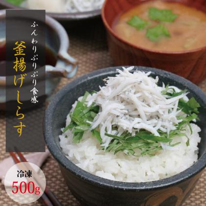 茹でたて釜揚げしらす 500g[冷凍]無添加・無着色