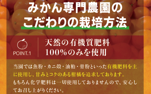 和歌山県北山村のふるさと納税 【2023年12月発送予約分】【農家直送】こだわりの有田みかん 約7.5kg 有機質肥料100%【12月発送】