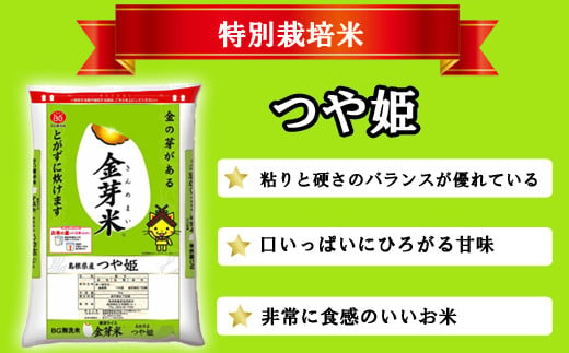 島根県安来市のふるさと納税 BG無洗米・金芽米つや姫 2kg×6ヵ月 定期便【毎月】【令和6年産 定期便 6ヶ月 時短 健康】