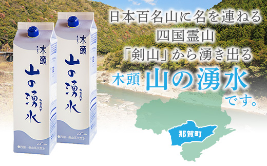 徳島県那賀町のふるさと納税 《5年保存水》山の湧水 (天然ミネラルウォーター) 1.8L×6【徳島県 那賀町 国産 天然水 天然 みず 水 ミネラルウォーター わき水 湧き水 1800ml 飲料水 備蓄 備蓄水 非常用 防災 災害 支援 紙パック 長期保存 防災グッズ 災害対策】 KM-4