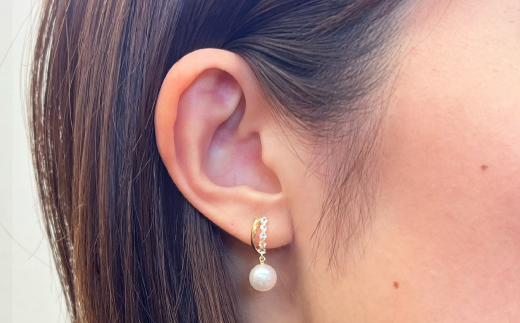 ふるさと納税 熊本県 天草市 S085-274_天草産 7.5mm - 8mm 半貴石 ピアス あこや真珠 ホワイトピンク スタッド ホワイトトパーズ 花珠級 S085-209_天草産 8mm - 8.5mm × 7.5mm - 8mm あこや真珠 ナチュラル