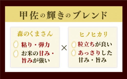 熊本県甲佐町のふるさと納税 令和6年産『甲佐の輝き』無洗米10kg(5kg×2袋)【12月より配送月選択可!】【価格改定ZC】