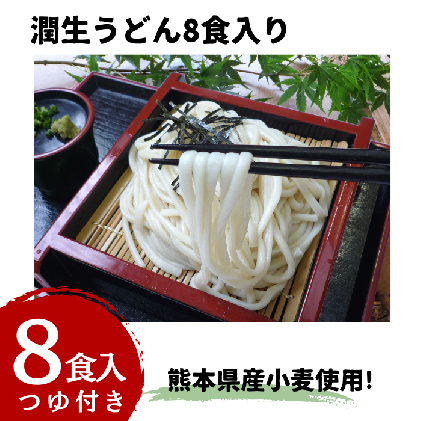 潤生うどん8食入り|有限会社肥後そう川