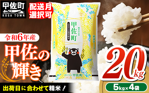 令和6年産『甲佐の輝き』20kg(5kg袋