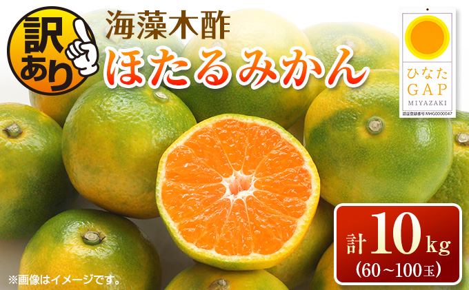 A60 21 訳あり 海藻木酢ほたるみかん 計10kg 宮崎県日南市 セゾンのふるさと納税