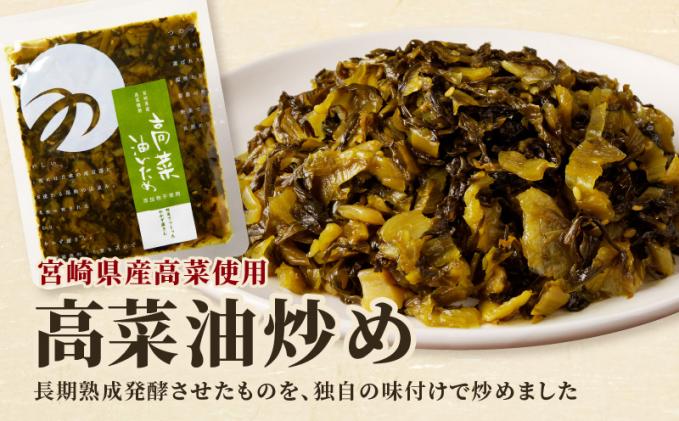 宮崎県都農町のふるさと納税 ＼ポスト投函/高菜油炒め100g つけもの おかず 野菜 加工品 国産_T037-005