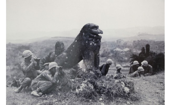 富盛の石彫大獅子【レプリカ】2体セット - シーサー 民芸品 工芸品