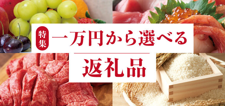 一万円から選べる返礼品特集